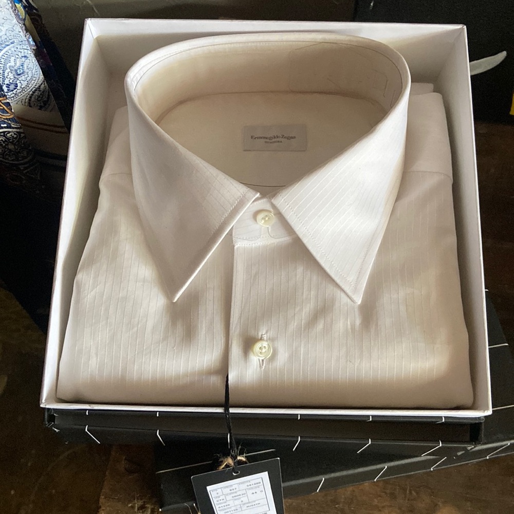 Ermenegildo Zegna Mens Italian dress shirt